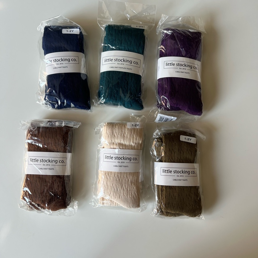Little Stocking Co. Colorful Tights Set